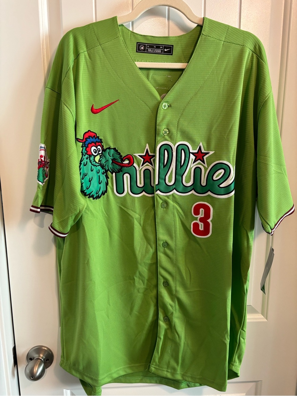 Philly Phanatic Bryce Harper Baseball Jersey